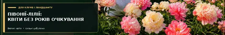 Реклама півоній-лілій